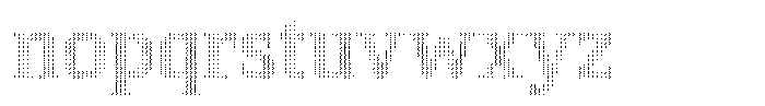 Pixel Serif HDot M Font LOWERCASE