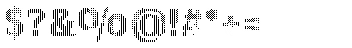 Pixel Serif HDot XL Font OTHER CHARS