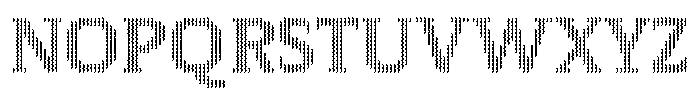 Pixel Serif HDot XL Font UPPERCASE