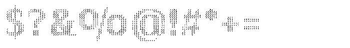 Pixel Serif HDot2 Font OTHER CHARS