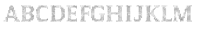 Pixel Serif HDot2 Font UPPERCASE
