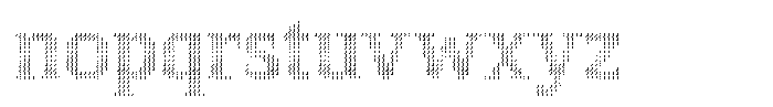 Pixel Serif HDot2 Font LOWERCASE