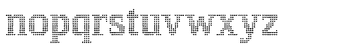 Pixel Serif Heart S Font LOWERCASE