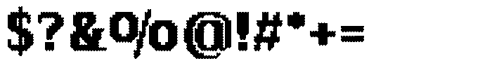 Pixel Serif Heart XL Font OTHER CHARS