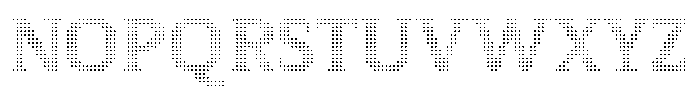 Pixel Serif Heart XS Font UPPERCASE