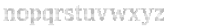 Pixel Serif Heart XS Font LOWERCASE