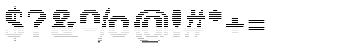 Pixel Serif Line L Font OTHER CHARS