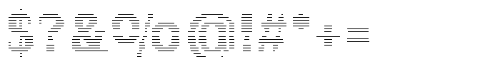 Pixel Serif Line M Font OTHER CHARS