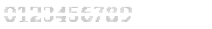 Pixel Serif Line S Font OTHER CHARS