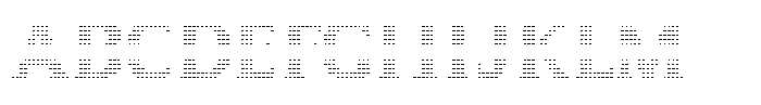 Pixel Serif Line S Font UPPERCASE