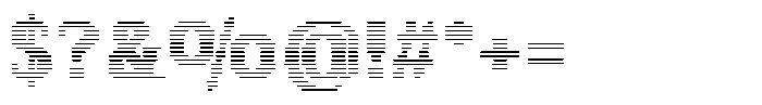 Pixel Serif Line XL Font OTHER CHARS