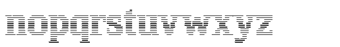 Pixel Serif Line XL Font LOWERCASE