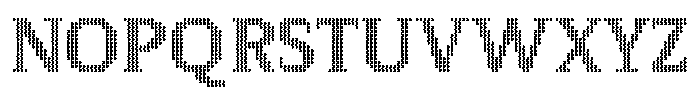 Pixel Serif Moon M Font UPPERCASE