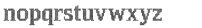 Pixel Serif Moon M Font LOWERCASE