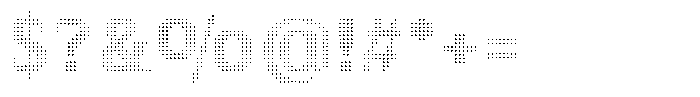 Pixel Serif Moon XS Font OTHER CHARS