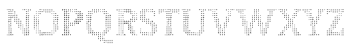 Pixel Serif Moon XS Font UPPERCASE