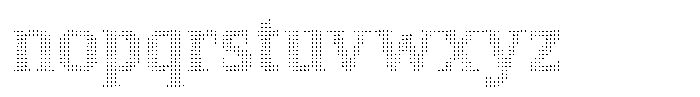 Pixel Serif Moon XS Font LOWERCASE