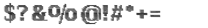Pixel Serif Spike L Font OTHER CHARS
