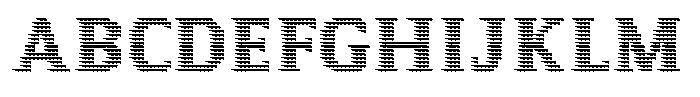 Pixel Serif Spike L Font UPPERCASE