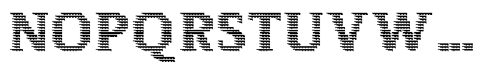 Pixel Serif Spike L Font UPPERCASE