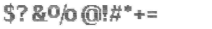 Pixel Serif Spike S Font OTHER CHARS