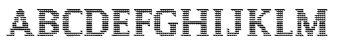 Pixel Serif Spike S Font