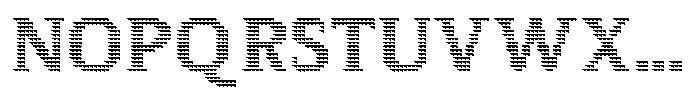 Pixel Serif Spike S Font UPPERCASE