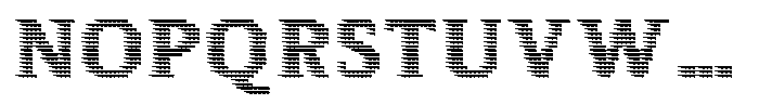 Pixel Serif Spike XL Font UPPERCASE