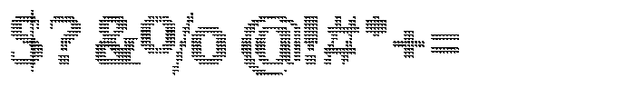 Pixel Serif Spike XS Font OTHER CHARS