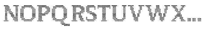 Pixel Serif Spike XS Font UPPERCASE