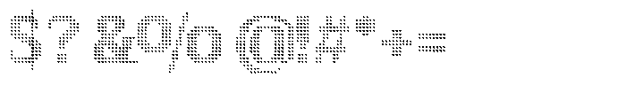 Pixel Serif Spike Font OTHER CHARS