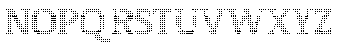 Pixel Serif Spike Font UPPERCASE