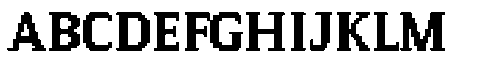 Pixel Serif Square L Font