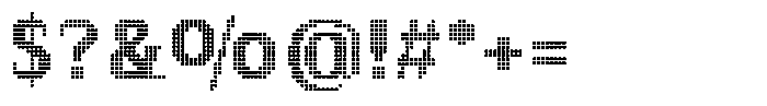 Pixel Serif Square S Font OTHER CHARS