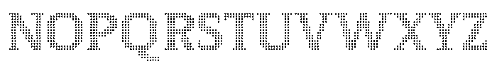 Pixel Serif Square XS Font UPPERCASE