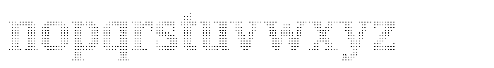 Pixel Serif Square Font LOWERCASE
