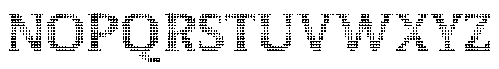 Pixel Serif Star L Font UPPERCASE