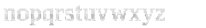 Pixel Serif Star S Font LOWERCASE