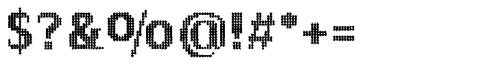 Pixel Serif Star XL Font OTHER CHARS