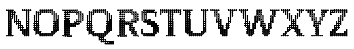 Pixel Serif Star XL Font UPPERCASE