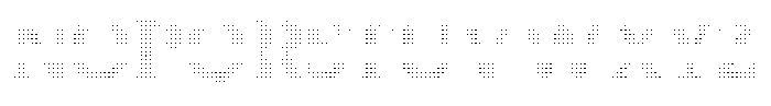 Pixel Serif Star XS Font UPPERCASE
