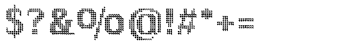 Pixel Serif Triangle M Font OTHER CHARS