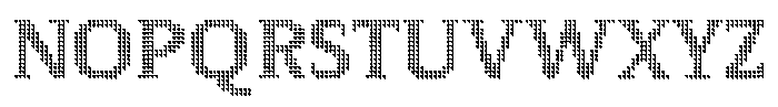 Pixel Serif Triangle M Font UPPERCASE