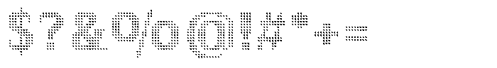 Pixel Serif Triangle S Font OTHER CHARS