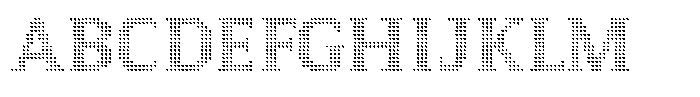Pixel Serif Triangle S Font UPPERCASE