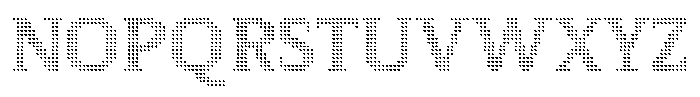 Pixel Serif Triangle S Font UPPERCASE