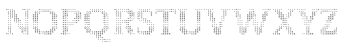 Pixel Serif Triangle XS Font UPPERCASE