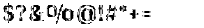 Pixel Serif Wave L Font OTHER CHARS