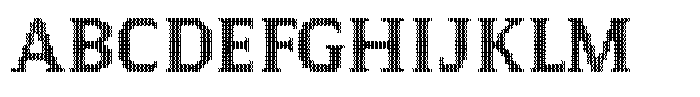 Pixel Serif Wave L Font