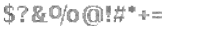 Pixel Serif Wave M Font OTHER CHARS
